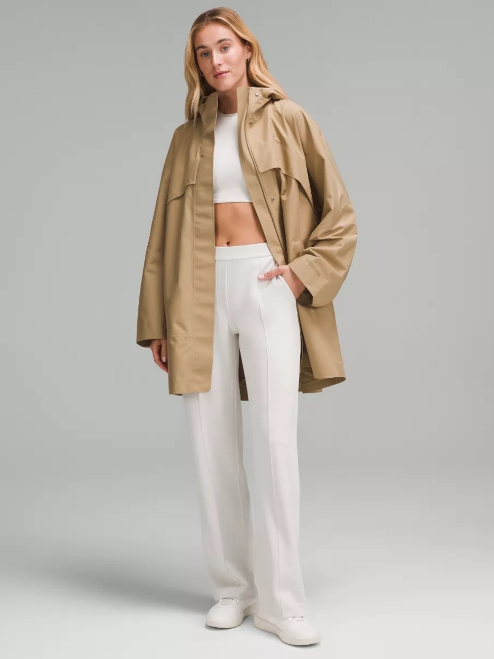 Lululemon Waterpoof Mid Length Rain Jacket